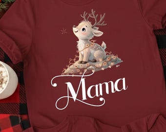 Ready-made Christmas shirt or iron-on transfer, sweater, hoodie, baby bodysuit personalized, T-shirt, children's Christmas shirt, T-shirt with name, M141