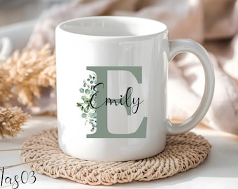 Namenstasse personalisiert,Keramik, Kunststofftasse Emaille Becher Wunschname, personalisiert, Geschenk, Büro