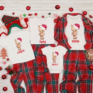 Fertiges Weihnachtsshirt oder Bügelbild, Vinylsticker, Babybody personalisiert, T Shirt, Kinder Weihnachtsshirt, T Shirt mit Name
