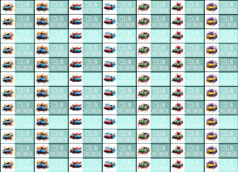 Nqa Stickers Name Stickers, School Stickers, Labels With Name, Personalized, Iron-on ...
