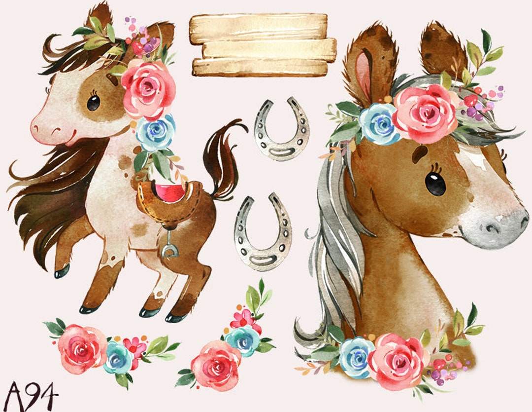 Vinyl Sticker Pferd, Sticker Pony, Sticker Pferde, Sticker Mädchen ...