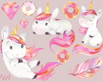Vinyl Sticker Einhorn, Sticker Regenbogen, Sticker Unicorn, Sticker Wolke, Sticker Bunt, Sticker Mädchen, abwaschbar, für Auto, Bücher,