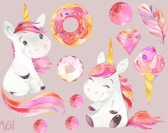 Vinyl Sticker Einhorn, Sticker Regenbogen, Sticker Unicorn, Sticker Wolke, Sticker Bunt, Sticker Mädchen, abwaschbar, für Auto, Bücher,