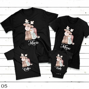 Langarmshirt Weihnachten oder Bügelbild, Vinylsticker, Babybody personalisiert, Langarm Shirt, Kinder Weihnachtsshirt, T Shirt mit Name