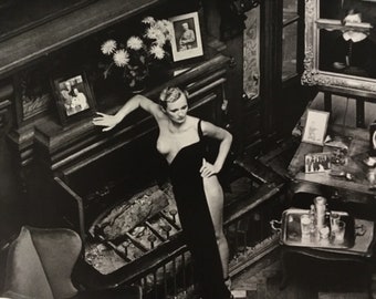 Helmut Newton special collection photolitho archival presentation 15x20 inches matted size -vintage