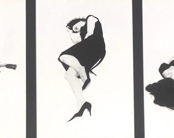 Robert Longo 'men in the Cities' Extra Large Fine Art Print (44x79