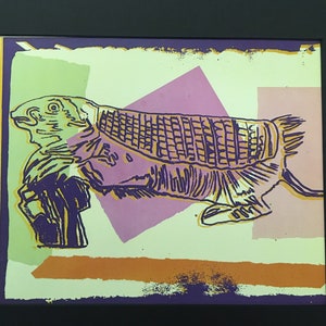 Andy Warhol Mongolian Wild Horse 13x14 Archival presentation