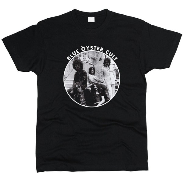 Blue Oyster Cult Heavyweight 190 g/qm Baumwolle Schwarz Herren T-Shirt