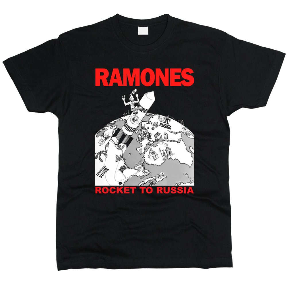Ramones Rocket To Russia Unisex T-Shirt Adult Ramones Rocket To Russia Unisex T-Shirt Adult