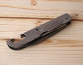 Vintage Folding Pocket Knife USSR (Soviet) Zarya Davydkovo, Retro, lot 30-5