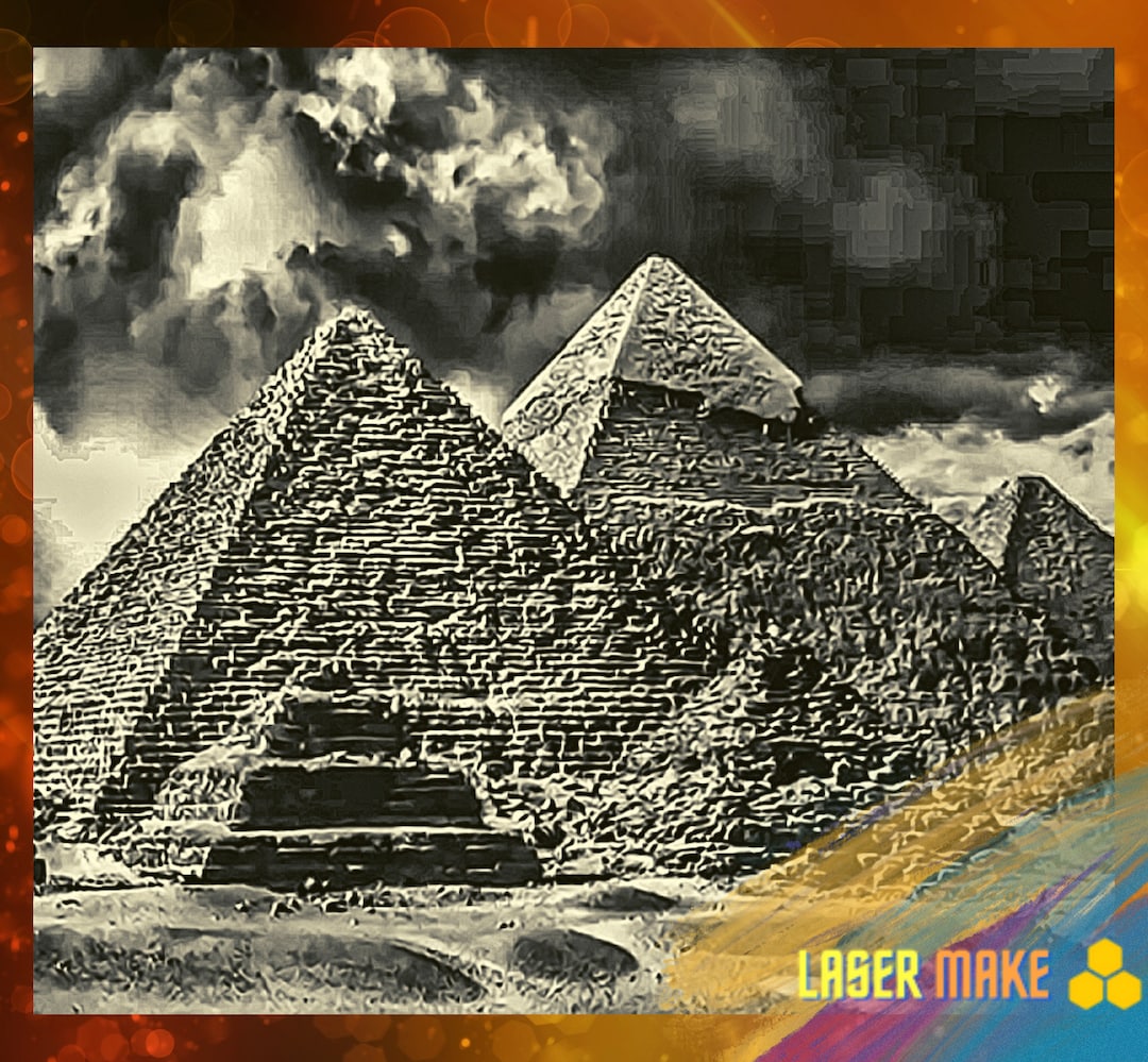 Digital Laser Cut File Pyramids Fiber Laser