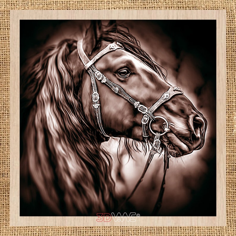 Digital Laser Cut File Horse Laser Cut Files for Etsy