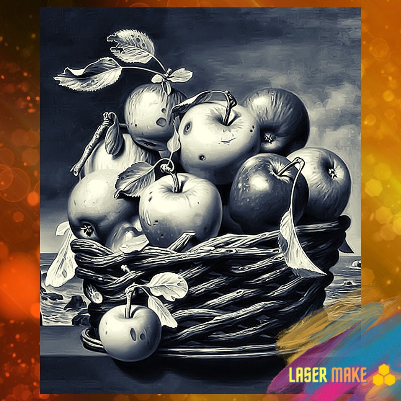 Digital Laser Cut File Apples Etsy