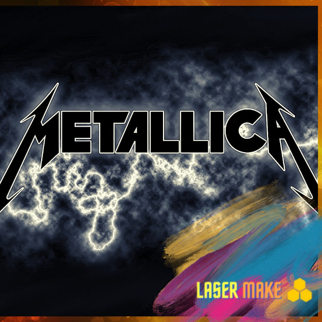 Digital Laser Cut File - Metallica - Laser Cut Files for Glowforge ...
