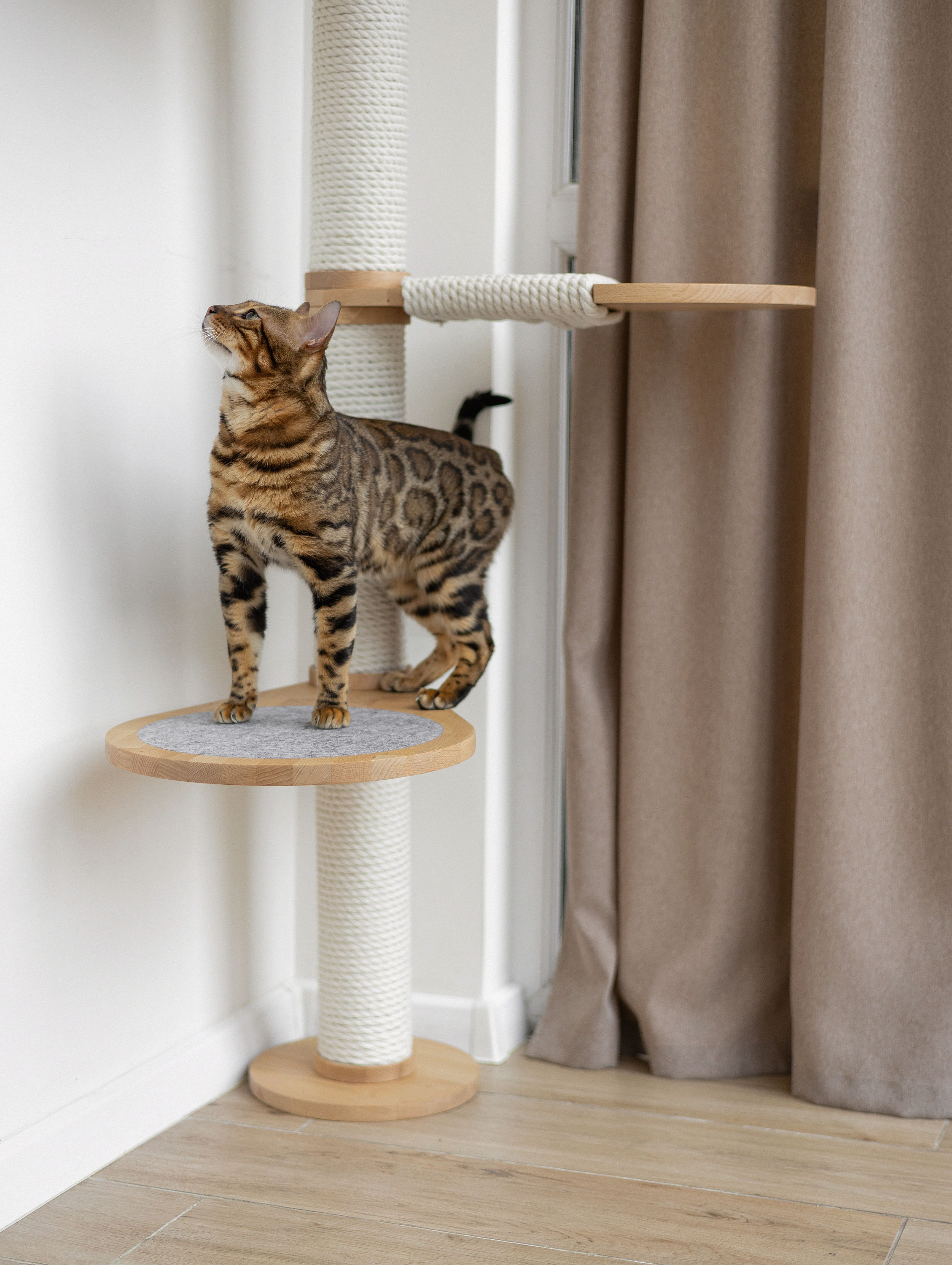 Wood Cat Tree Cat Tower Cat Scratcher Cat Tree Tower Cat Tree Etsy Australia