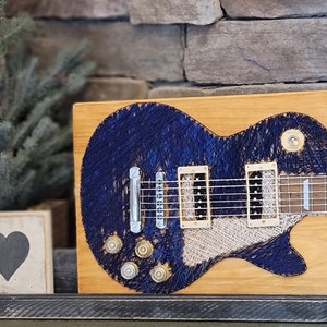 Guitar String Art Decor | Guitar Wall Art | Custom String Art