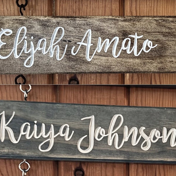 Name Slat Only | Add On For Existing Sign | For Grandchildren Sign