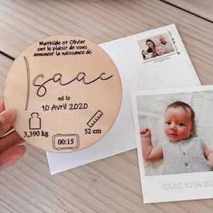 Magnetic birth announcement