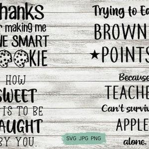 Thanks for Making Me One Smart Cookie SVG Teacher Gift SVG -  Denmark