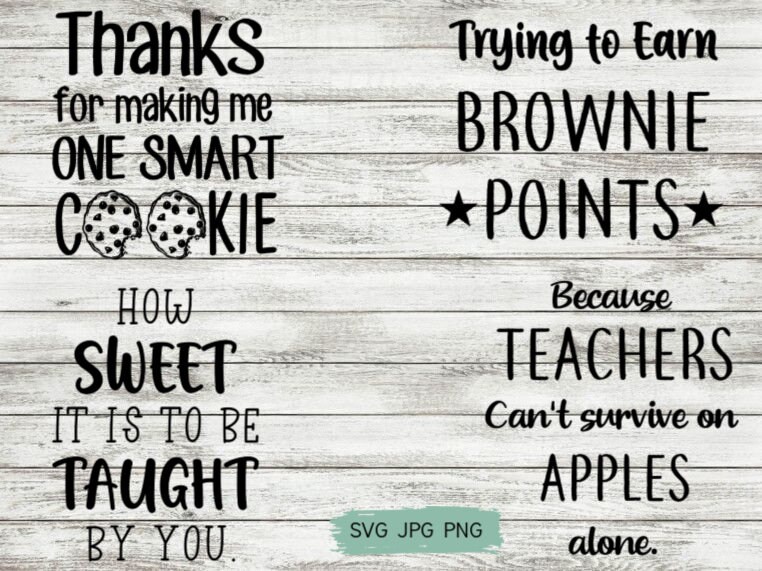 Thanks for Making Me One Smart Cookie SVG Teacher Gift SVG -  Denmark