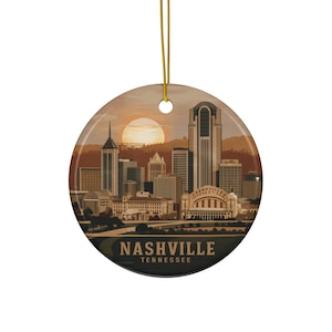 Nashville Tennessee Weihnachten Ornament Souvenir – Strumpf Stuffer Geschenk