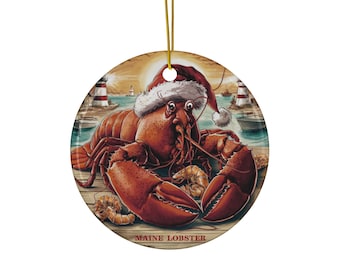 Maine Lobster Christmas Ornament - Xmas Souvenir Gift