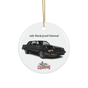 1987 Buick Grand National Classic Car Christmas Ornament