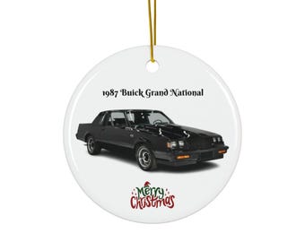 1987 Buick Grand National Classic Car Christmas Ornament