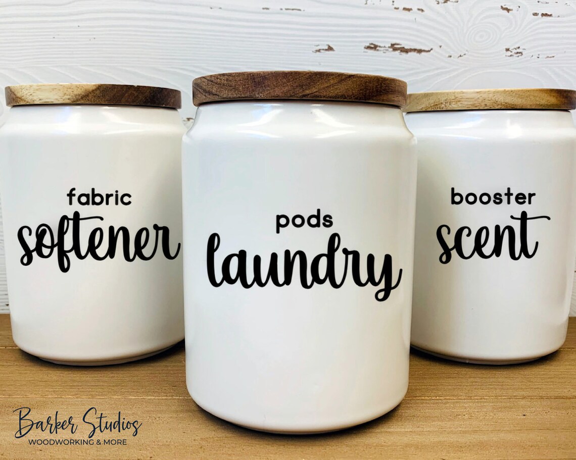 Laundry Room Organization Labels Laundry Room Label Vinyl Etsy