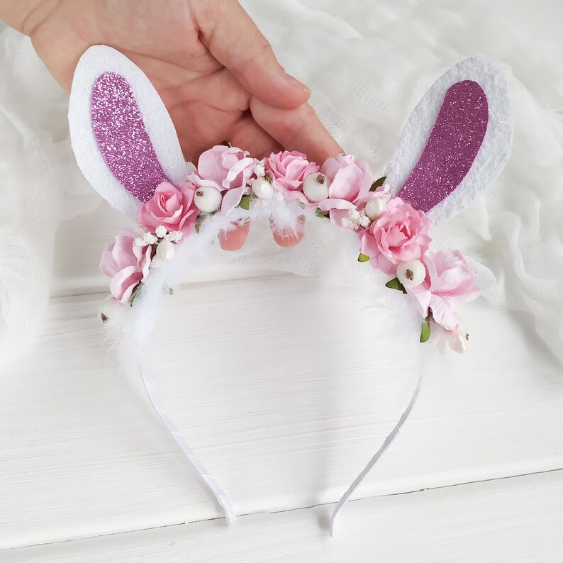 Llama Ears Headband Llama Birthday Party Headband Llama Headband Flower Llama Ears Floral Ears Headband Llama Party Decorations Llama Outfit
