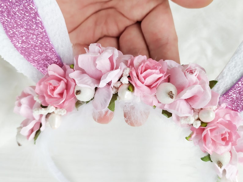 Llama Ears Headband Llama Birthday Party Headband Llama Headband Flower Llama Ears Floral Ears Headband Llama Party Decorations Llama Outfit