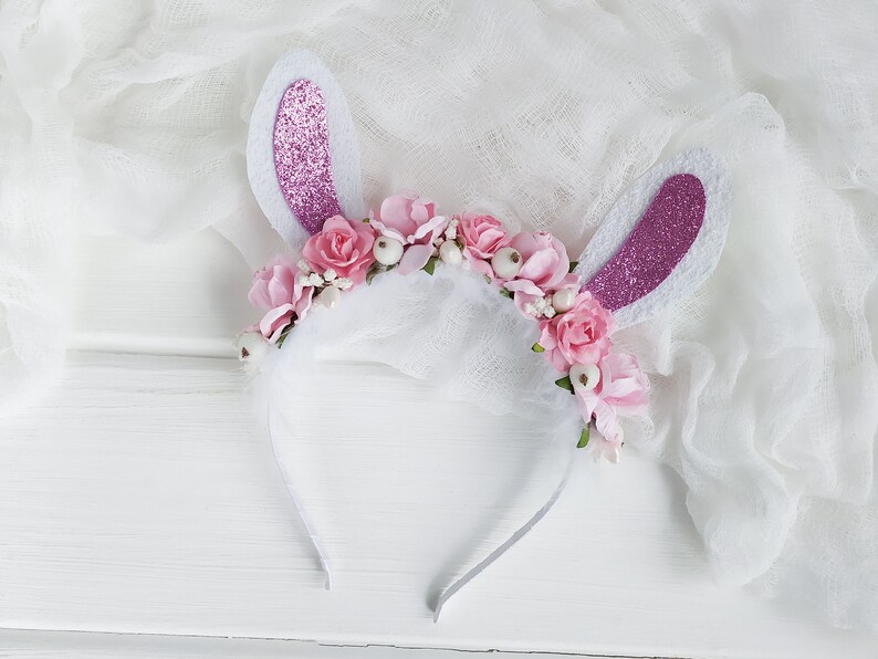 Llama Ears Headband Llama Birthday Party Headband Llama Headband Flower Llama Ears Floral Ears Headband Llama Party Decorations Llama Outfit