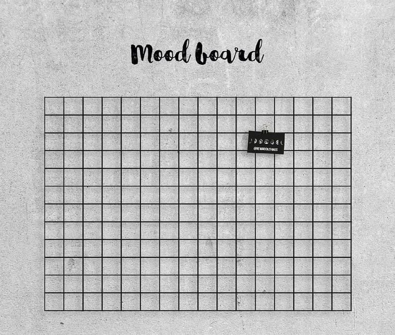 Rose Gold Wire Wall Grid Kpop Panel Metal Moodboard FREE Etsy