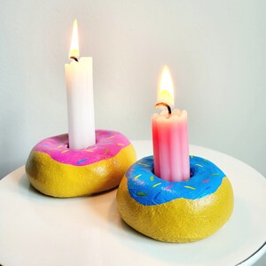 Donut Candlestick Holder