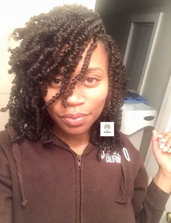 5 Bundles Of Medium Size Passion Twist Crochet Braids 160 Re Etsy