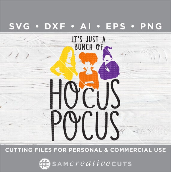 Download Free It S All A Bunch Of Hocus Pocus Svg Sanderson Sisters Etsy SVG Cut Files