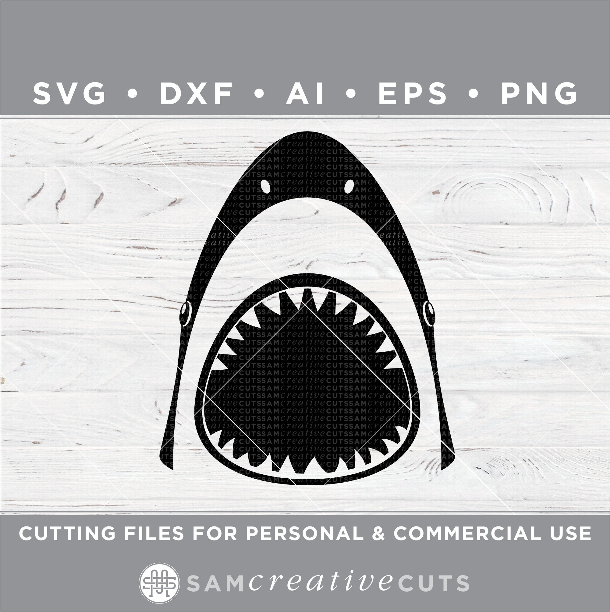 Shark SVG - Grote Witte haai - haaienmond - haaienweek - Snijbestanden voor  Silhouette Cameo \u0026 amp; Cricut, svg - dxf - ai - eps - png na10 - Etsy  België, image size:2002x2010