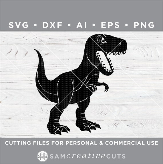 T-rex Jurassic Dinosaur PNG & SVG Design For T-Shirts