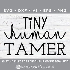 Kleine menselijke Tamer - Teacher - Cutting bestanden voor de Silhouette Cameo & Cricut, svg - dxf - ai - eps - png