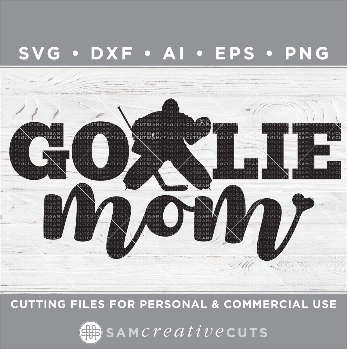 Hockey Goalie Mom SVG Heart Goalie Love Goalie Goalie - Etsy