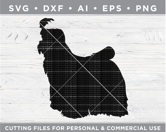 Maltese SVG, Maltese Silhouette SVG - Cutting files for Silhouette & Cricut, svg - dxf  ai  eps  png / n-030