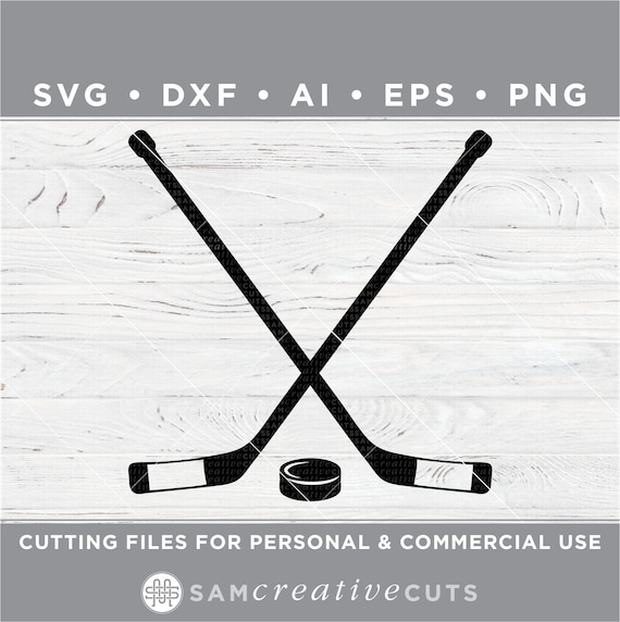 Hockey Stick Heart SVG Love Hockey SVG Instant Download 