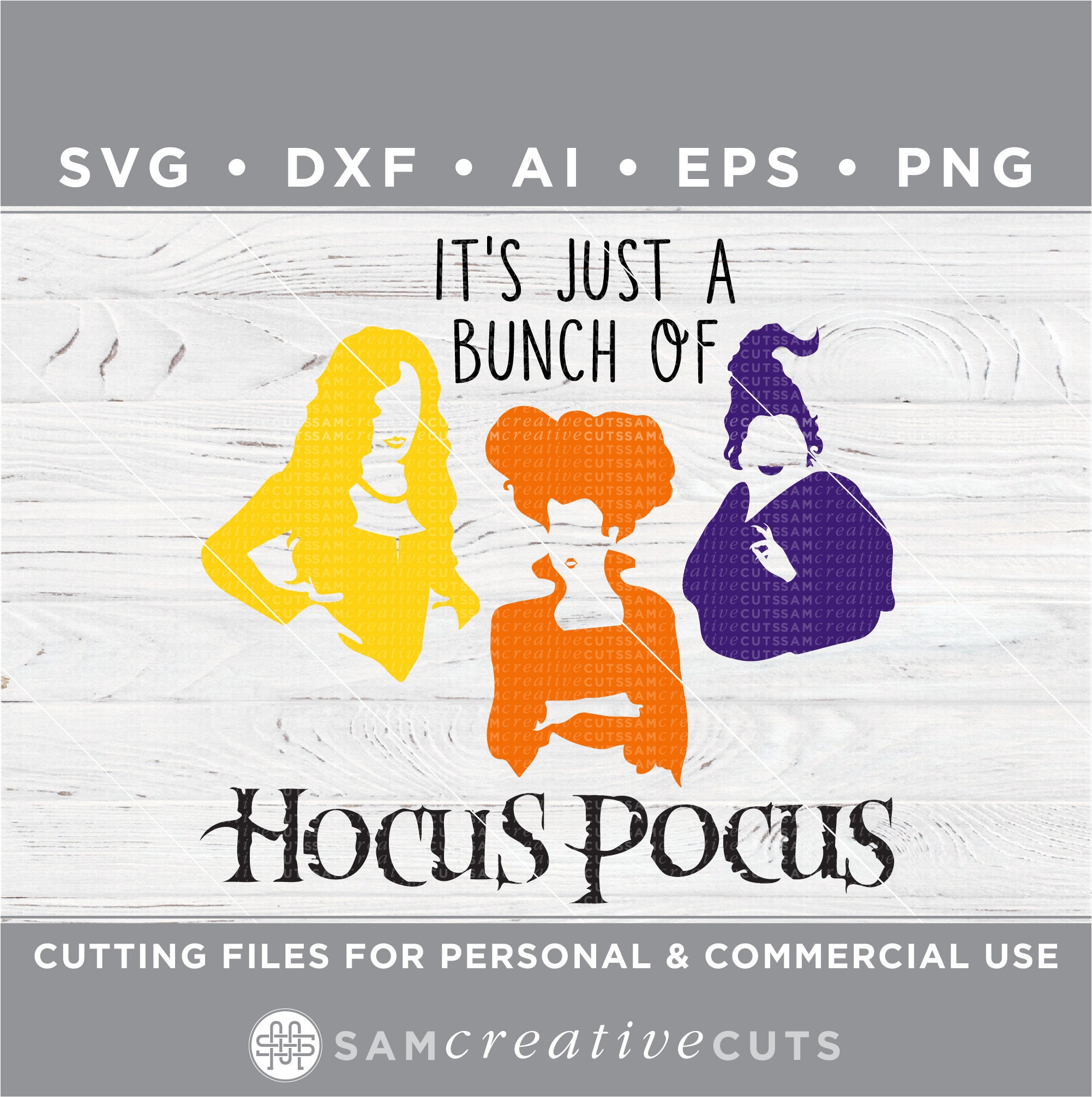It's All a Bunch of Hocus Pocus SVG / Sanderson Sisters SVG / Halloween ...