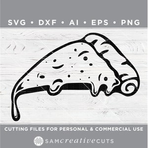 Pizza svg / PlainPizza svg / I Love Pizza svg / Food svg - Cutting files - Silhouette & Cricut dxf/ai/eps/png f-4