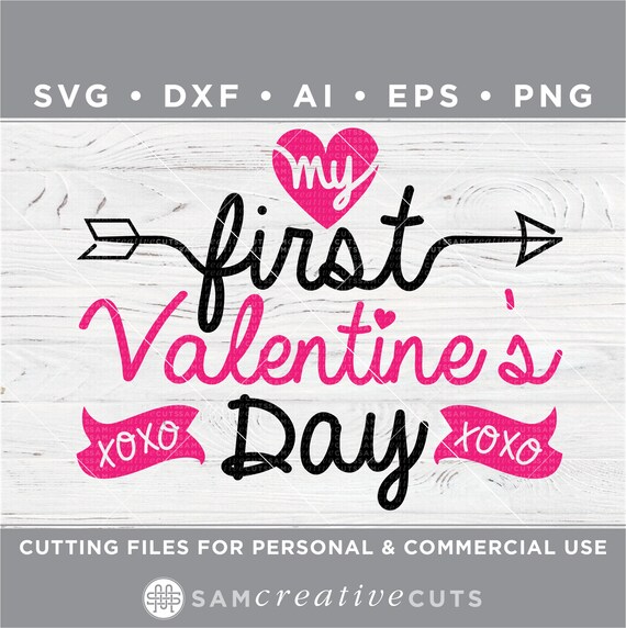 Download My First Valentine S Day Svg 1st Valentine S Day Etsy