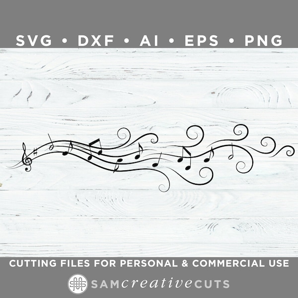 Music Notes Svg - Etsy