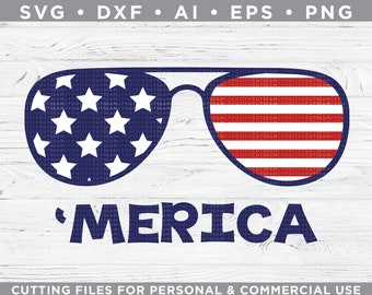 Merica Svg, 4. Juli Svg. Patriotischer Svg. Independence Day Svg-Schneiden von Dateien für Silhouette & Cricut svg-dxf-ai-eps-png p-001