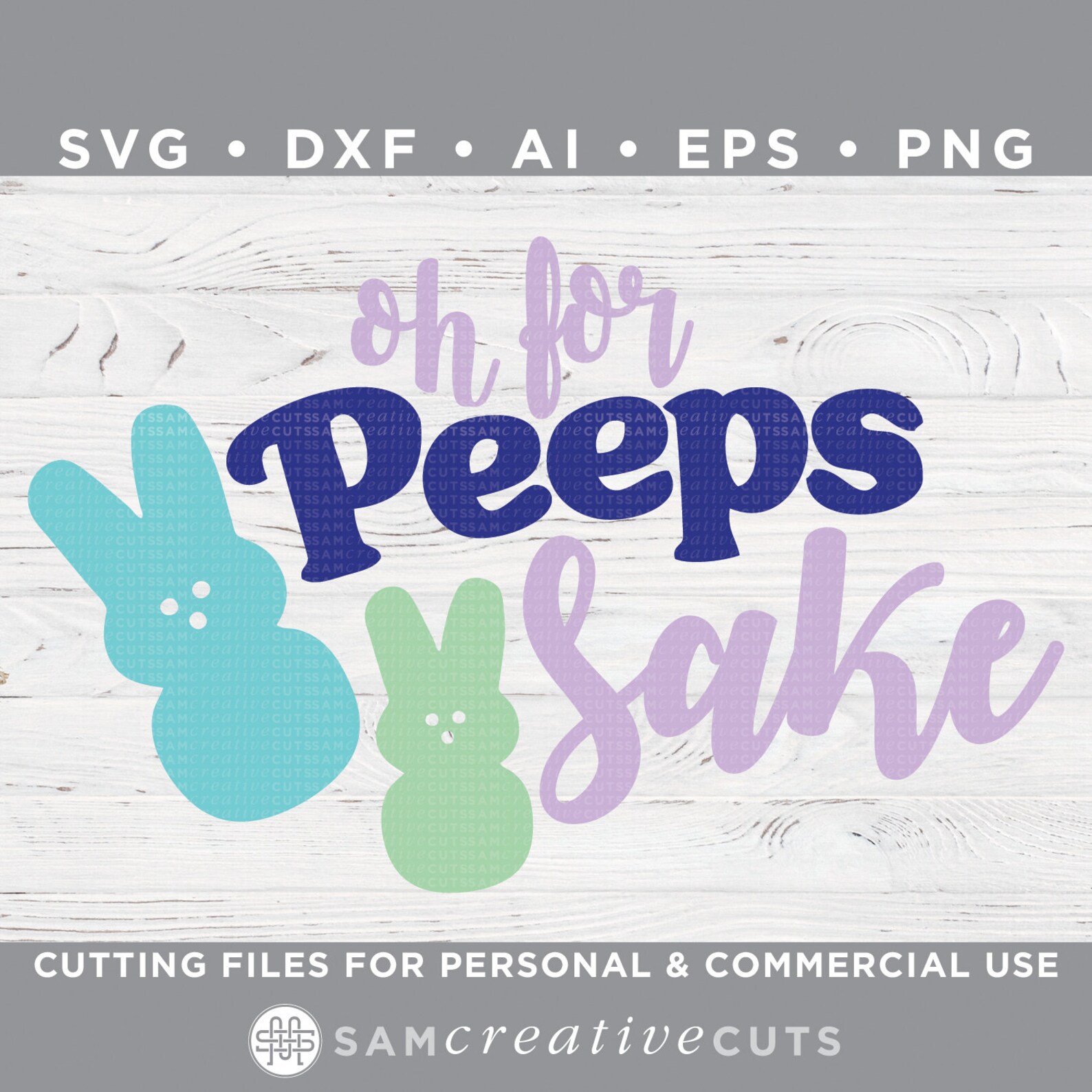 Oh for Peeps Sake Easter SVG Easter Svg Peeps Svg First - Etsy Israel