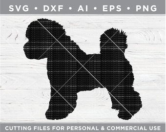 Bichon Frisé SVG, Bichon FriseDog Silhouette SVG, Doxie svg- Cutting files for Silhouette & Cricut, svg - dxf  ai  eps  png / n-017