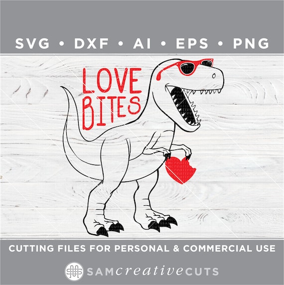 Love Bites Velociraptor Dinosaur T-Shirt For Valentine's Day Love Bites Velociraptor Dinosaur T-Shirt For Valentine's Day
